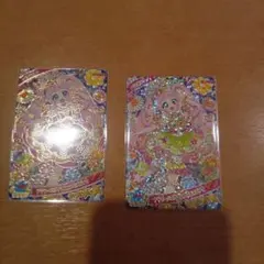 ひみつのアイプリカード フラワーバズリウムコスモスピンク　ひまり　2枚セット