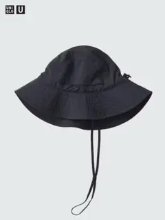 UNIQLO U UVカットハット ブラック ユニクロ UVカット 撥水