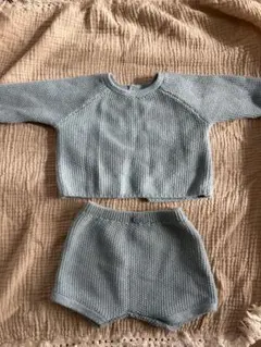 【美品】ZARA セットアップ　ニット　トップス　パンツ