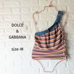 DOLCE&GABBANA ラメ ボーダー キャミソール 42 美品】D&G DOLCE&GABBANA ラメボーダー キャミソール - メルカリ