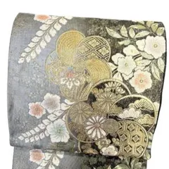 未着用 袋帯 今井 貝合わせ 菊花 花模様 金糸 着物 051b p - メルカリ