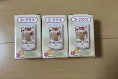 ハローキティ　当たりくじ　日焼けキティ　グラス　3点セット