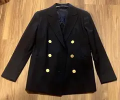 美品ーMACPHEE 紺ブレザー 金ボタン ダブルジャケット - メルカリ