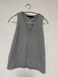 MARC JACOBS グレー Vネック タンクトップ Sのサムネイル