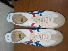 Onitsuka Tiger スニーカー ホワイト ブルー レッド30cmのサムネイル