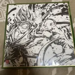 ☆開封未使用　ドラゴンボール色紙　墨式色紙　孫悟空色紙　フリーザ色紙