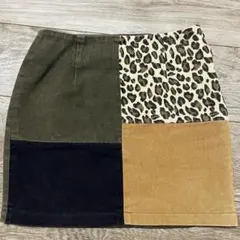 CECIL McBEE セシルマクビー パッチワーク タイトスカート S