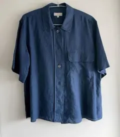 MARGARET HOWELL 半袖シャツ M ブルー MHL. WORKWEAR BLUE | MARGARET HOWELL