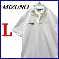 【MIZUNO】 半袖 ポロシャツ スポーツウェア ゴルフ 白 ホワイト