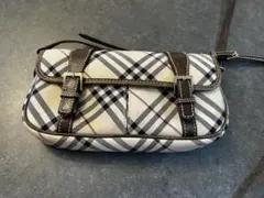 バーバリーブルーレーベル　ノバチェック　2way ショルダーバッグ