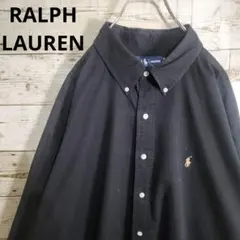 Ralph Lauren 黒 ボタンダウンシャツ XXL BLAKE 90's