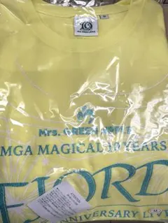 翌日発送ミセスグリーンアップルfjord グリッターロゴTシャツライトイエローM