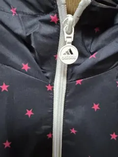 adidas 星柄 フルジップジャケット