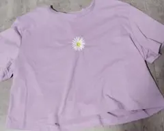 子供服紫色花柄