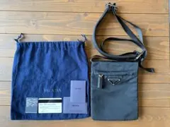 【確実正規品】美品　PRADA 2VH059 ブラックショルダーバッグ