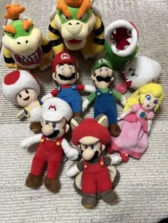 Nintendo 任天堂 スーパーマリオブラザーズ ぬいぐるみ まとめ売り15体