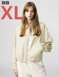 ジップアップショートブルゾン UNIQLO U XL