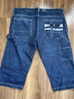 桃太郎ジーンズ ペインターデニムハーフパンツ w36のサムネイル