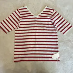 anana ボーダー Vネック 半袖 Tシャツ 日本製のサムネイル