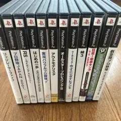 PS2 ソフト まとめ売り 12本　レース　野球　サッカー