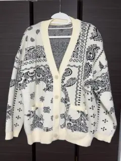 ペイズリー カーデ