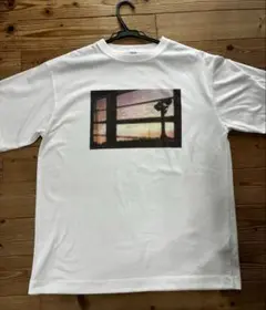 LOWRYS FARM フォトプリント 半袖Tシャツ ホワイト オーバーサイズのサムネイル