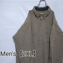 T32【US輸入】ウールリッチ　長袖シャツ【メンズ2XL】抹茶色