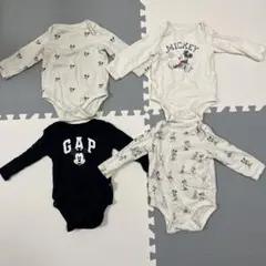 GAP ミッキー プリント ロンパース 6-12ヶ月