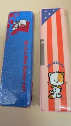 昭和レトロ　サンスターJR.MIKEL ペンケース 2点セット未使用