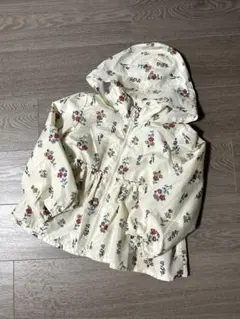 花柄 ウインドブレーカー 120cm 2WAY仕様