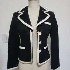 B7LUXE テーラードジャケット 黒と白のコンビネーションSサイズ