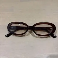 オーバル型 サングラス ブラウンのサムネイル