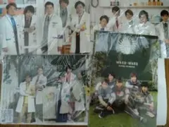 嵐 ワクワク学校 クリアファイル 下敷きレポート用紙 未使用品未使用品