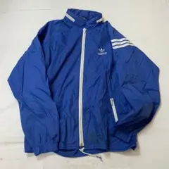 80s アディダス デサント社 ヴィンテージ ナイロンジャケット M