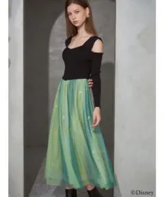 マーキュリーデュオ　Disney オフショルダー ワンピース　アナ雪