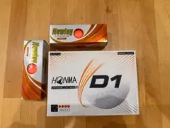 ゴルフボール まとめ売り HONMA D1 12球 + Newing 6球 オレ