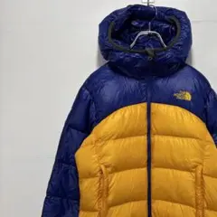ノースフェイス ダウンジャケット 刺繍ロゴ 古着