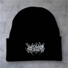 ビーニー ニット帽 y2k ストリート 海外ストリート 黒