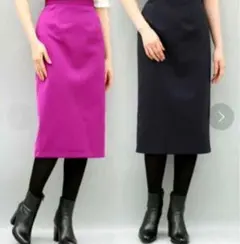 ADAM ET ROPE' アダムエロペ　リバーシブルタイトスカートS