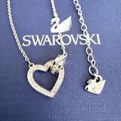 SWAROVSKI Lovely ハート クリスタル ネックレス スワロフスキー