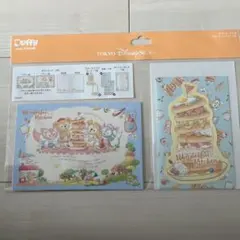 ディズニーシー　ダッフィーフレンズ　ワンダフルキッチン　ポストカードセット