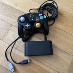 【動作確認済】ゲームキューブコントローラー＋接続タップ（スマブラ仕様）