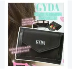 Popteen2023年2月号付録 GYDA レザー風オトナっぽ三つ折り財布のサムネイル