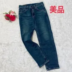 【美品】Lee デニムパンツ ダメージ加工 ストレート リー　コラボ　別注