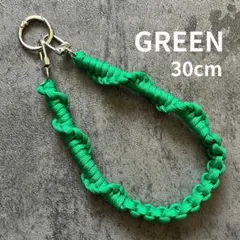 オーダーOK! ハンドストラップ　パラコード　推し色　緑　スマホ　ペンライト