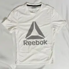 リーボック/Reebok レディースホワイトTシャツ トップスカットソーSサイズ