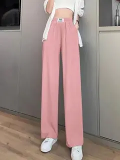 新品☆冷感夏パンツ「男女兼用」ピンク