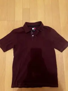 TOMMY HILFIGER バーガンディ ポロシャツ Sのサムネイル