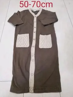 2WAYオール  ベビー服 女の子 ドレスにもロンパースにも！