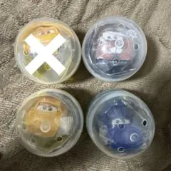 カーズ　プルバックレーサーカーDX 3種4個セット ガチャガチャ